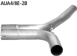 Bastuck AUA4/8E-2B Audi A4 / S4 B6/B7 A4 B6/B7 (Bj. 2000-2008) 4 Zyl. 2WD incl. Turbo Limousine, Ava