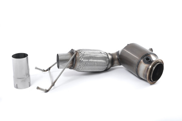 Milltek SSXM421 Large Bore Downpipe and Hi-Flow Sports Cat - New Mini Mk3 (F56) Cooper 1.5T (Pre-LC