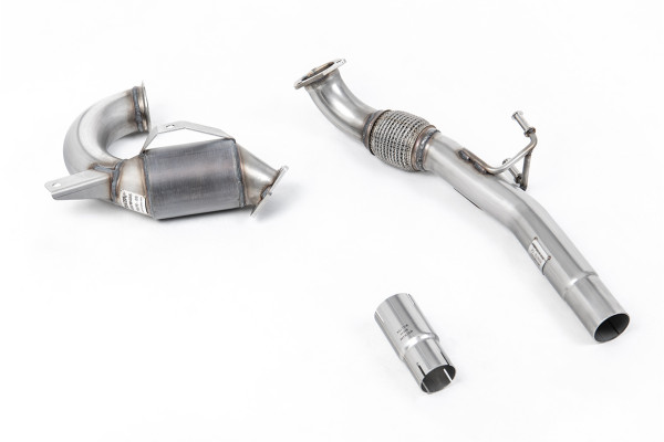 Milltek SSXVW545 Hi-Flow Sports Cat and Downpipe passend für: Volkswagen Up! 1.0TSI 90PS (3 & 5 Doo