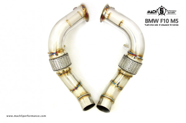 Mach5 Downpipe BMW F10 / F12 / F13 M5 / M6 S63 4,4 V8 Catless