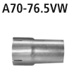 Bastuck A70-76.5VW Audi A3 8V / S3 8V Audi A3 8V 1.4l TSI (außer CPTA/Otto, CZEA/Otto) / 1.8l TSI Ad