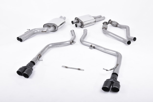 Milltek SSXAU557 Cat-back Twin 80mm GT80 - Audi S5 3.0 TFSI B8 Sportback (2010 - 2011)