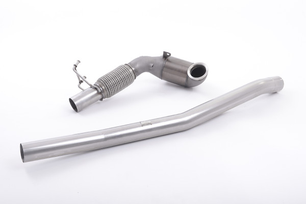 Milltek SSXAU381 Large Bore Downpipe and Hi-Flow Sports Cat passend für: Volkswagen Golf Mk7 2.0TFS