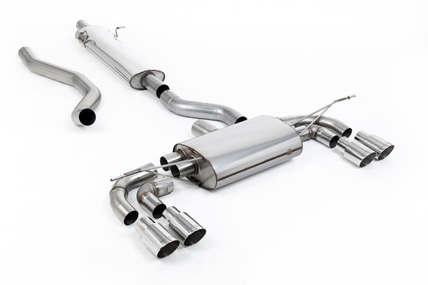 Milltek SSXLR214 Particulate Filter-back Quad 90mm GT90 passend für: Land Rover / Range Rover Defend
