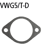 Bastuck VWG5/T-D Hyundai i30 i30 Benziner Flanschdichtung Verbindungsrohr HY/I30-VB/D zu Katalysator