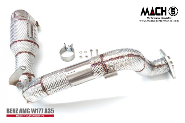 Mach5 Downpipe Mercedes AMG A35 W177 200 Zellen