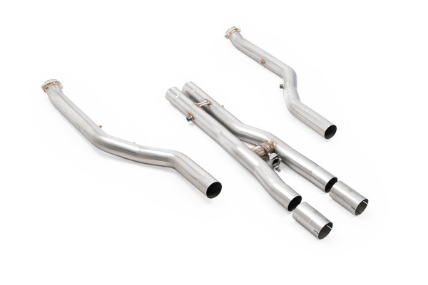Milltek SSXBM1406 GPF/OPF Bypass passend für: BMW 5 Series M5 4.4l Twin Turbo Hybrid G90 & G99 (UK/