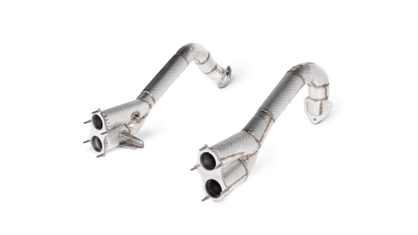 L-PO/T/13/1 Akrapovic Porsche 718 Cayman GT4 / Spyder Link Pipe (Titan)