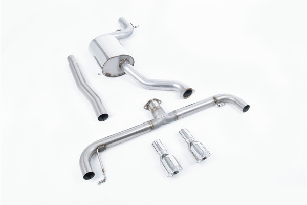 Milltek SSXVW141 Cat-back Dual 100mm GT100 passend für: Volkswagen Scirocco R (2009 - 2016)