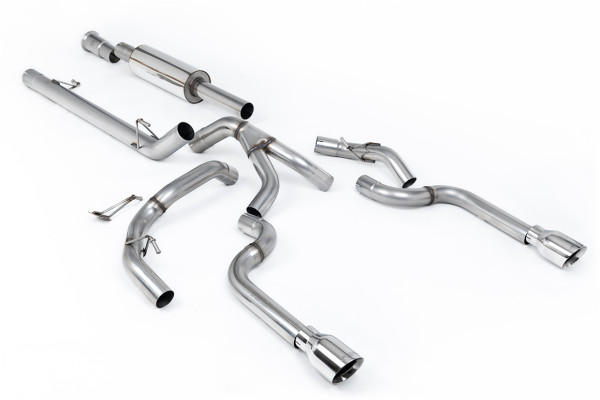 Milltek SSXFD476 Cat-back Dual GT100 passend für: Ford F150 SuperCrew (5.5ft Bed) 5.0 V8 (2021 - 202