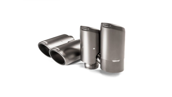 AKRAPOVIC PORSCHE CAYENNE TURBO / COUPÉ (536) Tail pipe set (Titanium)