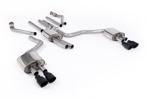 Milltek SSXAU1056 Cat-back Quad 100mm GT100 passend für: Audi A6 3.0TFSI V6 (S-Line Facelift Models