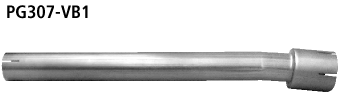 Bastuck PG307-VB1 Peugeot 307 307 Limousine Verbindungsrohr auf Ø 45.5 mm (nur bei 80 KW Modellen)