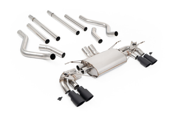 Milltek SSXLR235 Cat-back Quad 90mm GT90 passend für: Land Rover / Range Rover Defender 130 5.0 V8 4