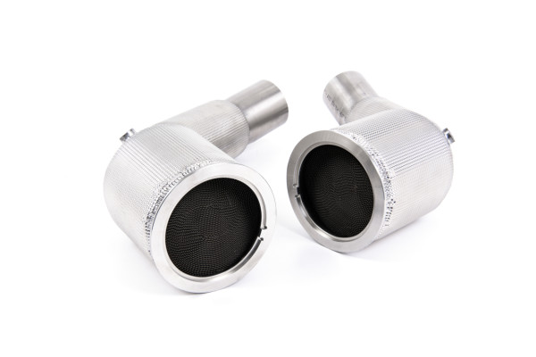 Milltek SSXAU868 Large Bore Downpipes and Hi-Flow Sports Cats - Audi S8 D5 4.0 TFSI V8 Saloon / Sed