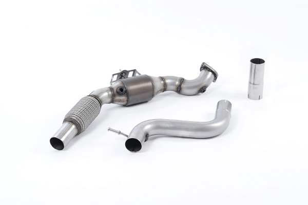 Milltek SSXFD169 Large Bore Downpipe and Hi-Flow Sports Cat - Ford Mustang 2.3 EcoBoost (Fastback)