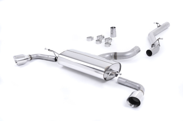 Milltek SSXAU257 Cat-back Single 100mm GT100 passend für: Audi TT Mk2 3.2 quattro (2006 - 2010)