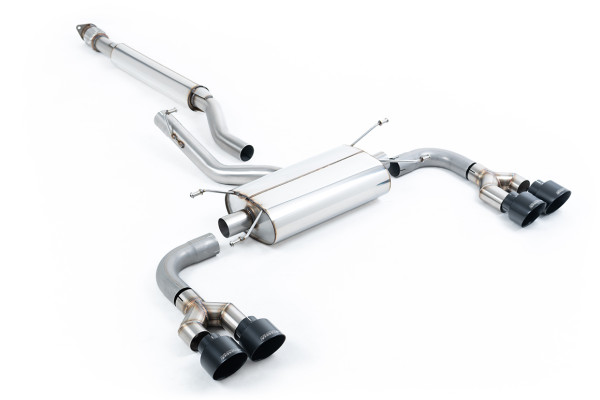 Milltek SSXTY162 Secondary Cat-back Quad 100mm GT100B passend für: Toyota GR86 2.4 Litre (2022 - 202