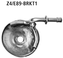 Bastuck Z4/E89-BRKT1 BMW Z4 E89 Z4 E89 6 Zyl. sDrive23i/sDrive30i Halter vorne für Endschalldämpfer