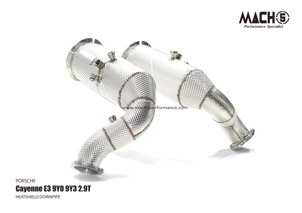 Mach5 Downpipe Porsche Cayenne E3 9Y0 / 9Y3 2.9T OPF 200 Zellen