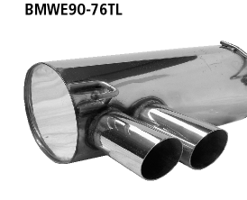 Bastuck BMWE90-76TL BMW 3er E92 / 3er E93 316d / 318d / 320d Coupé(E92), Cabrio (E93) Endschalldämpf