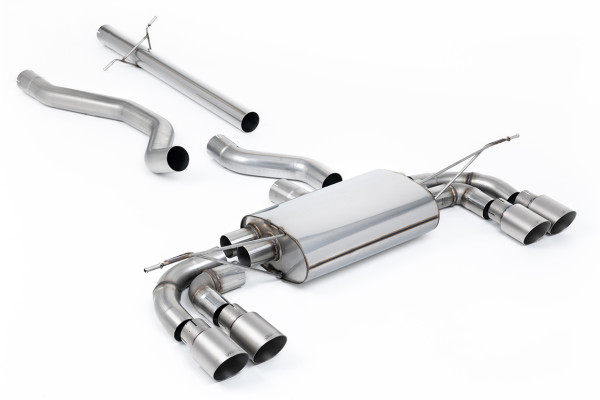 Milltek SSXLR211 Particulate Filter-back Quad 90mm GT90 passend für: Land Rover / Range Rover Defend