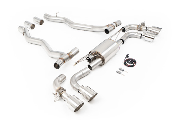Milltek SSXBM1410 Axle Back 115 GT passend für: BMW 5 Series M5 4.4l Twin Turbo Hybrid G90 & G99 (NA