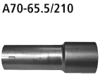 Bastuck A70-65.5/210 Skoda Octavia III Octavia III 5E RS Adapter Komplettanlage auf Serie