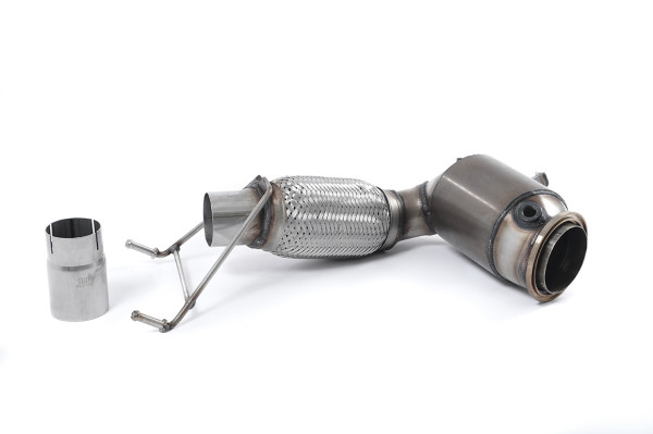 Milltek SSXM418 Large Bore Downpipe and Hi-Flow Sports Cat - New Mini Mk3 (F56) Cooper 1.5T (Pre-LC