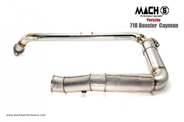 Mach5 Downpipe Porsche 718 Boxster / Cayman 2.0T Catless