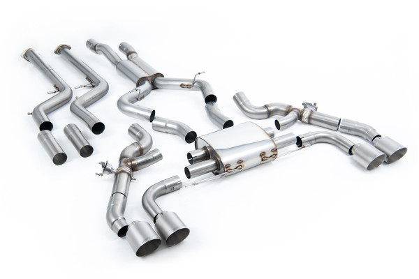 Milltek SSXBM1257 Downpipe-back 115 GT passend für: BMW X4 X4M / X4M Comp (G02) 3.0 (with OPF/GPF S5