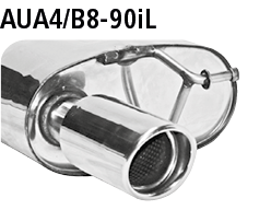 Bastuck AUA4/B8-90IL Audi A4 B8 / A5 B8 A4/A5 B8 (ab B. 2008) 4 Zyl. Benziner Turbo 2 Endschalldämpf