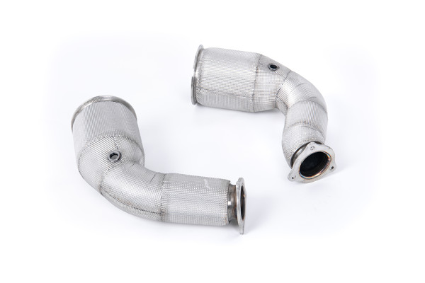 Milltek SSXAU816 Cat Replacement Pipes - Audi RS4 B9 2.9 V6 Turbo Avant (Non OPF/GPF Models) (2018