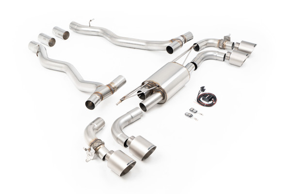 Milltek SSXBM1412 Axle Back 115 GT passend für: BMW 5 Series M5 4.4l Twin Turbo Hybrid G90 & G99 (NA