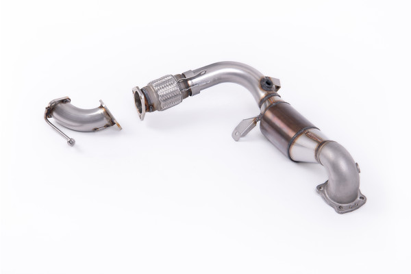Milltek SSXFD102 Large Bore Downpipe and Hi-Flow Sports Cat passend für: Ford Fiesta Mk7/Mk7.5 1.0T