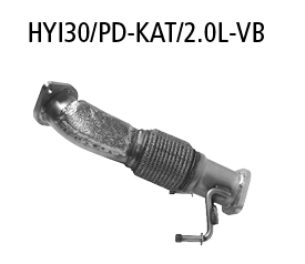 Bastuck HYI30/PD-KAT/2.0L-VB Hyundai i30 i30 Fastback N 2.0 T-GDI Performance Verbindungsrohr