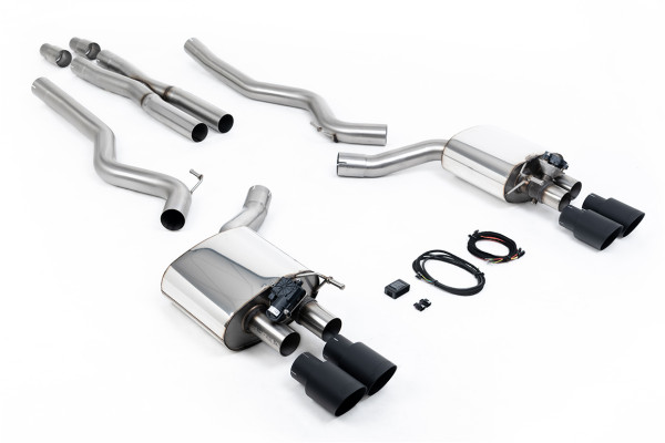 Milltek SSXFD226 Cat-back Quad 90mm GT90 passend für: Ford Mustang 5.0 V8 GT (Fastback) (2015 - 2018