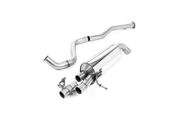 Milltek SSXHY154 Particulate Filter-back Twin 90mm GT90 passend für: Hyundai / Kia i20 N 1.6 T-GDi 2