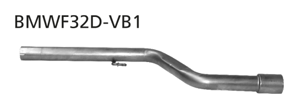 Bastuck BMWF32D-VB1 BMW 3er F30 / F31 3er F30/F31 4 Zylinder Diesel außer Facelift Verbindungsrohr v