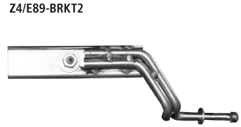 Bastuck Z4/E89-BRKT2 BMW Z4 E89 Z4 E89 6 Zyl. sDrive23i/sDrive30i Halter hinten für Endschalldämpfer