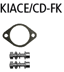 Bastuck KIACE/CD-FK Kia Ceed CD (2018) Ceed CD 1.0 T-GDI / 1.4 T-GDI ab Baujahr 2018 Befestigungskit