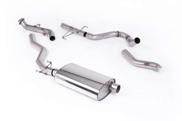 Milltek SSXTY212 Cat-back passend für: Toyota Tacoma 2.4L Turbo Hybrid Crew Cab (5ft Bed) & Extende