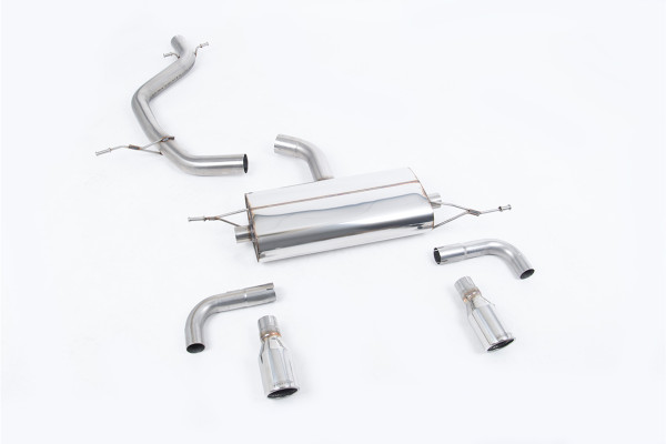 Milltek SSXVW111 Cat-back Dual 90mm Jet passend für: Volkswagen Golf Mk6 GTi 2.0 TSI 210PS (2009 - 2