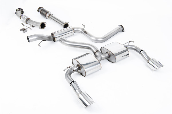 Milltek SSXFD071 Turbo-back including Hi-Flow Sports Cat Dual DTM passend für: Ford Focus MK2 RS 2.5