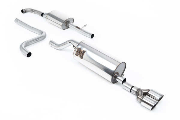 Milltek SSXFD276 Cat-back Polished GT90 passend für: Ford Fiesta Mk8 1.0T EcoBoost ST-Line 3 & 5 Doo