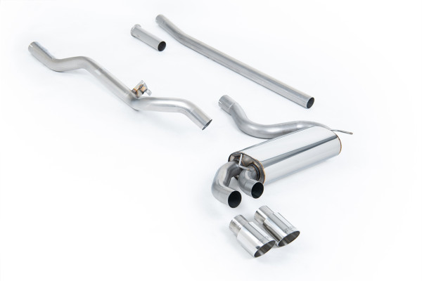 Milltek MCXAU104 Downpipe-back Twin 90mm GT90 passend für: Audi Coupe UR quattro 10v Turbo (1981 - 1