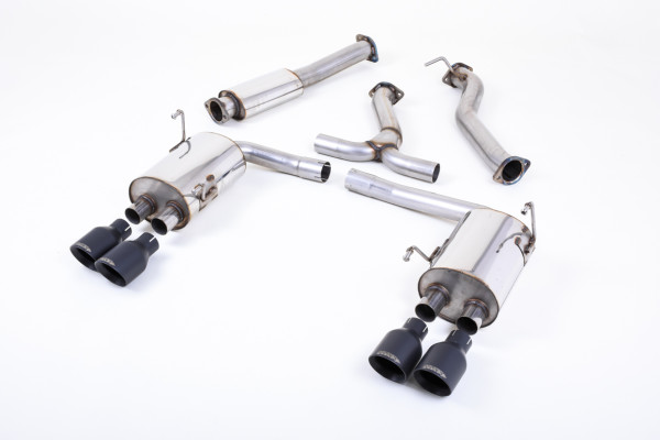 Milltek SSXSB50 Cat-back Quad 100mm GT100 passend für: Subaru Impreza STi & WRX STI Saloon / Sedan (