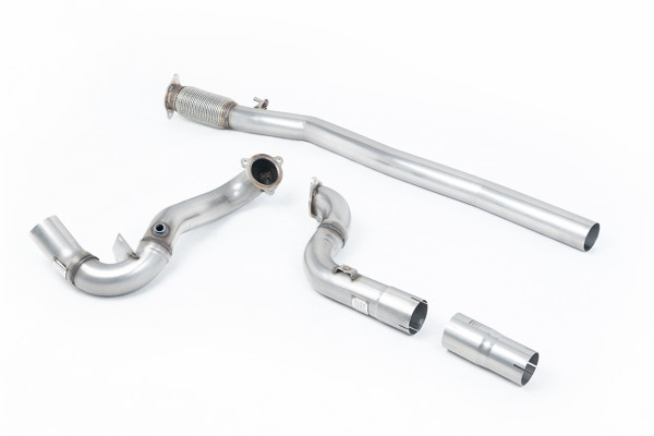 Milltek SSXMZ158 Large-bore Downpipe and De-cat - Mercedes A-Class A35 AMG 2.0 Turbo (W177 Hatch On