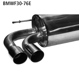 Bastuck BMWF30-76T BMW 3er F30 / F31 3er F30/F31 4 Zylinder Diesel Facelift ab 2015 Endschalldämpfer