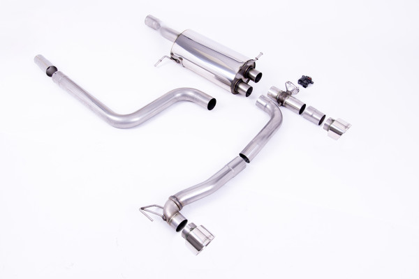 Milltek SSXFD367 Cat-back 100mm GT100 - Ford Fiesta Mk8 & Mk8.5 ST 1.5 EcoBoost 200PS (Post Sept 202